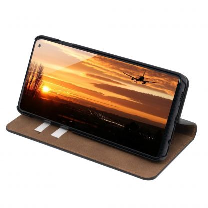 BookCase  - хоризонтален кожен  калъф тип портфейл за Samsung Galaxy S10e (черен) 3