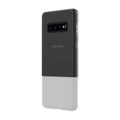 Incipio NGP Case - удароустойчив силиконов калъф за Samsung Galaxy S10 (прозрачен) 2