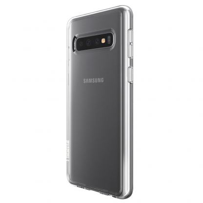 Skech Crystal Case - силиконов TPU калъф за Samsung Galaxy S10 (прозрачен) 2