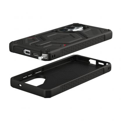 Удароустойчив хибриден кейс с MagSafe за Samsung Galaxy S26 Ultra - UAG Monarch Pro Kevlar Case (черен) 13