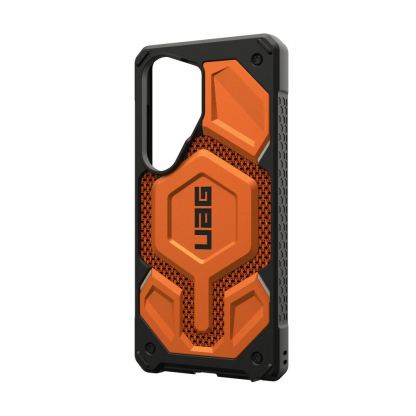 Удароустойчив хибриден кейс с MagSafe за Samsung Galaxy S26 Ultra - UAG Monarch Pro Kevlar Case (оранжев) 8