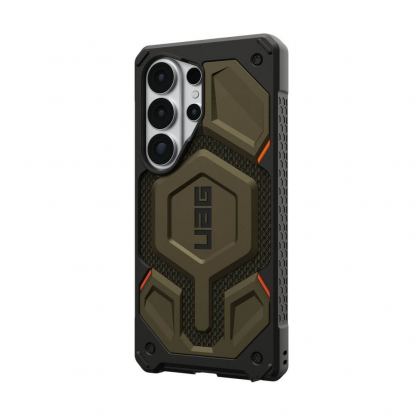 Удароустойчив хибриден кейс с MagSafe за Samsung Galaxy S26 Ultra - UAG Monarch Pro Kevlar Case (зелен) 4