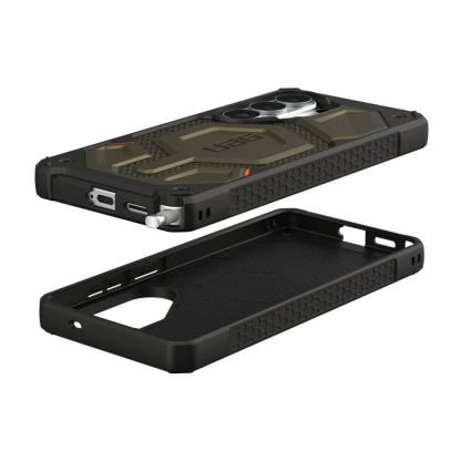 Удароустойчив хибриден кейс с MagSafe за Samsung Galaxy S26 Ultra - UAG Monarch Pro Kevlar Case (зелен) 13