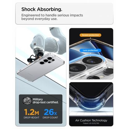 Хибриден кейс с висока степен на защита за Samsung Galaxy S26 Ultra - Spigen Ultra Hybrid Case (прозрачен) 16