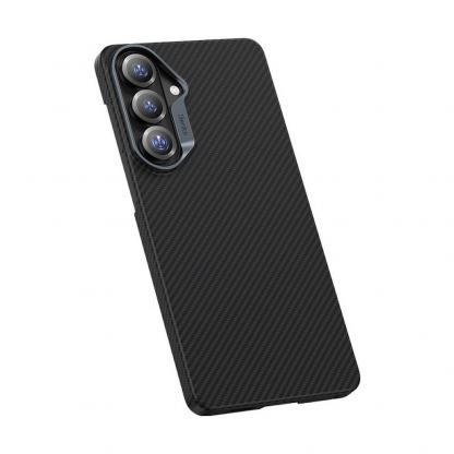 Кевларен кейс с MagSafe за Samsung Galaxy S26 - Benks Armor Air Kevlar Metal Frame Case 600D (черен) 4