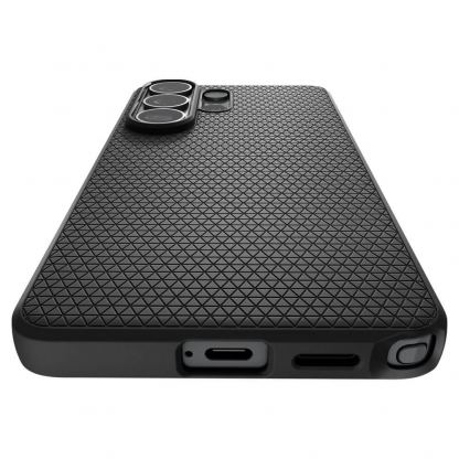 Силиконов (TPU) калъф с висока степен на защита за Samsung Galaxy S26 Ultra - Spigen Liquid Air Case (черен) 5
