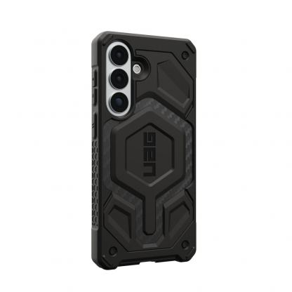 Удароустойчив хибриден кейс с MagSafe за Samsung Galaxy S26 Plus - UAG Monarch Pro Carbon Fiber Case (черен) 5