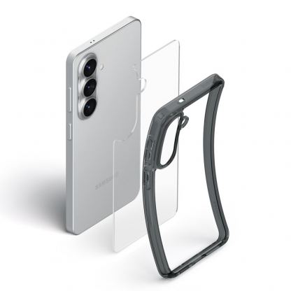 Хибриден кейс с висока степен на защита за Samsung Galaxy S26 - Spigen Ultra Hybrid Case (сив-прозрачен) 8