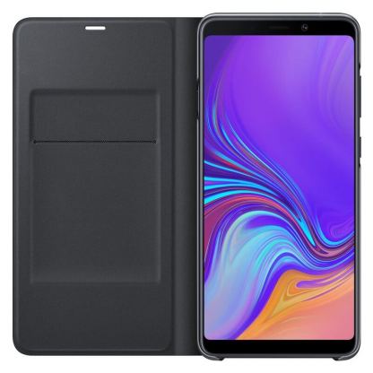 Samsung Flip Wallet Cover EF-WA920PBEGWW - оригинален кожен кейс за Samsung Galaxy A9 (2018) (черен) 3