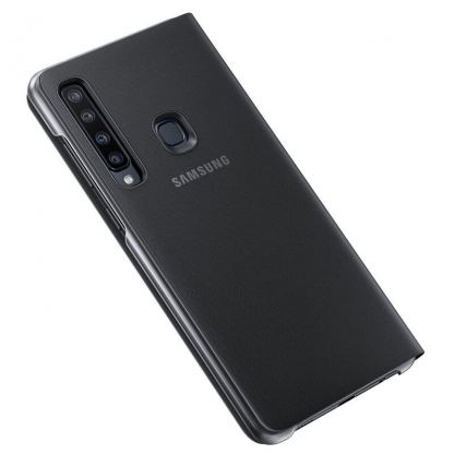 Samsung Flip Wallet Cover EF-WA920PBEGWW - оригинален кожен кейс за Samsung Galaxy A9 (2018) (черен) 4