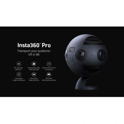 Insta360 Pro - 360 градусова, 8K Ultra HD професионална VR камера за заснемане на любимите ви моменти  7
