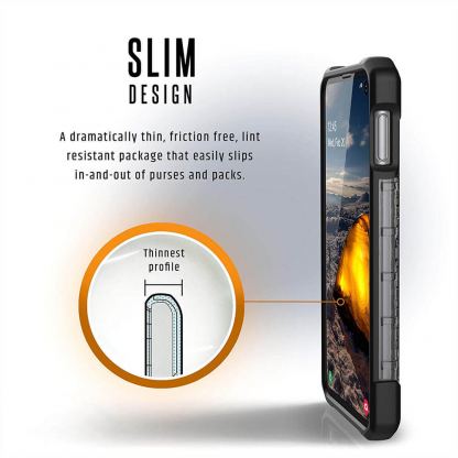 Urban Armor Gear Plasma - удароустойчив хибриден кейс за Samsung Galaxy S10E (прозрачен) 7