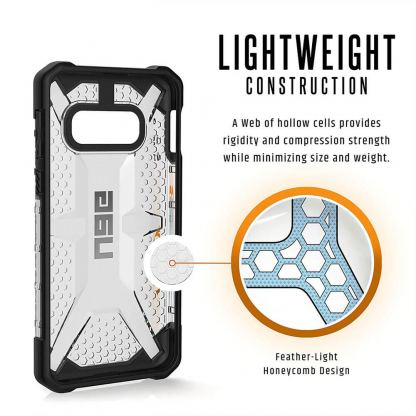 Urban Armor Gear Plasma - удароустойчив хибриден кейс за Samsung Galaxy S10E (прозрачен) 8
