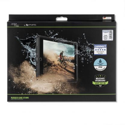 4smarts Rugged Case Active Pro STARK - ударо и водоустойчив калъф за iPad Pro 9.7, iPad Air 2 (черен) 6
