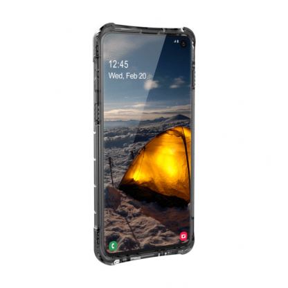 Urban Armor Gear Plyo Case - удароустойчив хибриден кейс за Samsung Galaxy S10 (прозрачен) 4