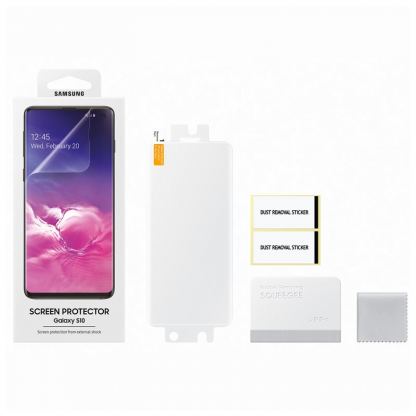 Samsung Screen Protector ET-FG973CTEGWW - два броя оригинално защитно покритие за Samsung Galaxy S10 3