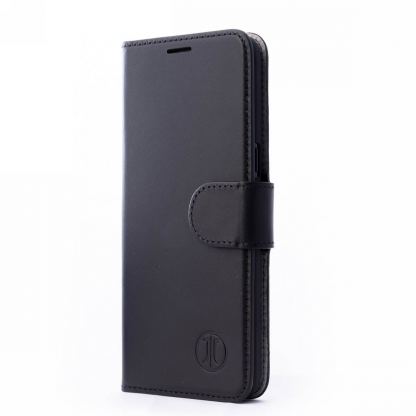 JT Berlin LeatherBook Kreuzberg Case - хоризонтален кожен (естествена кожа) калъф тип портфейл за Huawei P30 (черен) 2