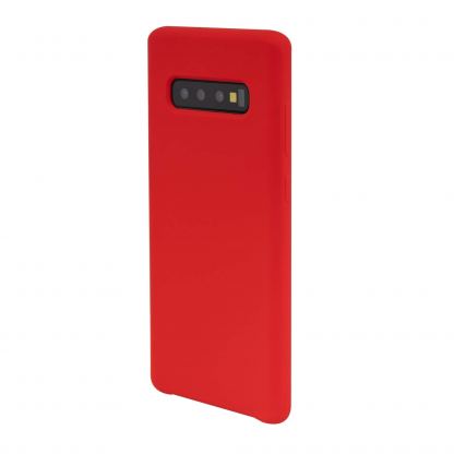 JT Berlin Steglitz Silicone Case - силиконов калъф за Samsung Galaxy S10 (червен) 3