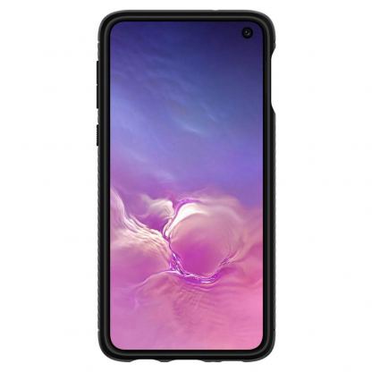 Spigen Rugged Armor Case - тънък качествен слииконов (TPU) калъф за Samsung Galaxy S10E (черен) 5