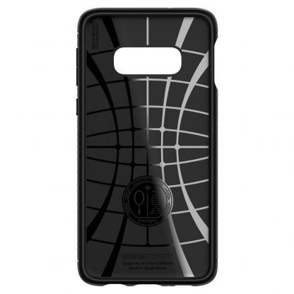 Spigen Rugged Armor Case - тънък качествен слииконов (TPU) калъф за Samsung Galaxy S10E (черен) 6