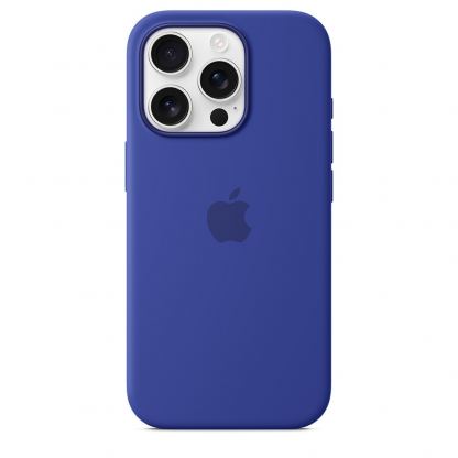 Оригинален силиконов кейс за iPhone 16 Pro Max с MagSafe - Apple iPhone Silicone Case with MagSafe (син) 2