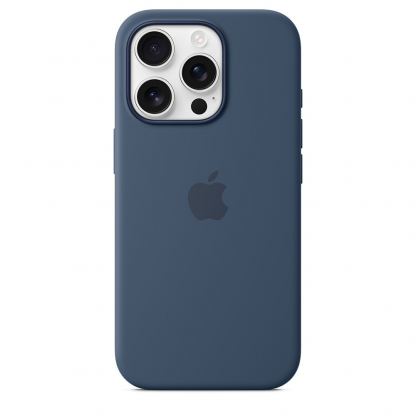 Оригинален силиконов кейс за iPhone 16 Pro с MagSafe (тъмносин)  - Apple iPhone Silicone Case with MagSafe 2