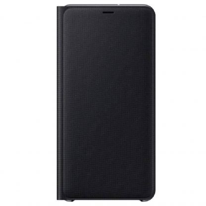 Samsung Flip Wallet Cover EF-WA750PBEGWW - оригинален кожен кейс за Samsung Galaxy A7 (2018) (черен) 4