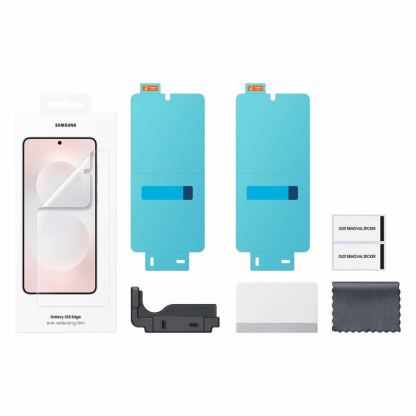 Оригинално защитно покритие за дисплея на Samsung Galaxy S25 Edge (2 броя) - Samsung Screen Protector EF-US931CTEGWW (прозрачно) 3