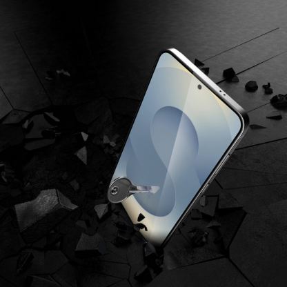 Калено стъклено защитно покритие за дисплея на Samsung Galaxy S25 Edge - 4smarts Second Glass (прозрачен) 7