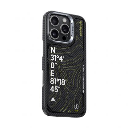 Кевларен кейс с MagSafe за iPhone 16 Pro Max - Benks Magnetic Armor Air Summit Kangrinboque Kevlar Case 600D (черен) 3