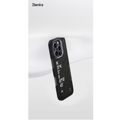 Кевларен кейс с MagSafe за iPhone 16 Pro Max - Benks Magnetic Armor Air Summit Kangrinboque Kevlar Case 600D (черен) 6