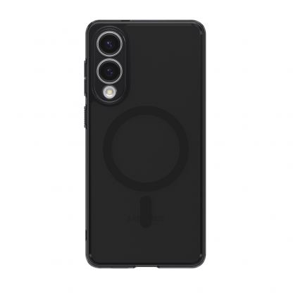 Хибриден кейс с висока степен на защита с MagSafe за Samsung Galaxy S25 Edge - Spigen Ultra Hybrid MagSafe Case (черен-прозрачен) 2