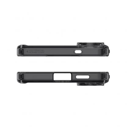 Хибриден кейс с висока степен на защита с MagSafe за Samsung Galaxy S25 Edge - Spigen Ultra Hybrid MagSafe Case (черен-прозрачен) 5