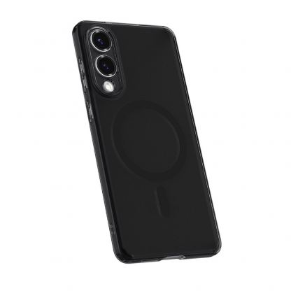 Хибриден кейс с висока степен на защита с MagSafe за Samsung Galaxy S25 Edge - Spigen Ultra Hybrid MagSafe Case (черен-прозрачен) 7