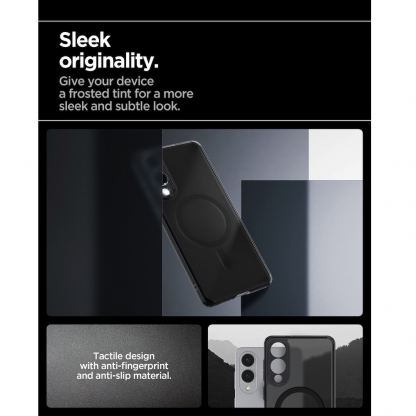 Хибриден кейс с висока степен на защита с MagSafe за Samsung Galaxy S25 Edge - Spigen Ultra Hybrid MagSafe Case (черен-прозрачен) 10