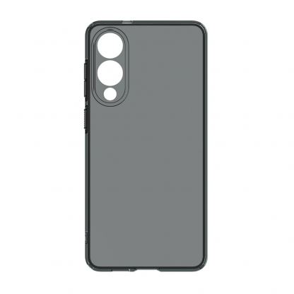 Тънък силиконов (TPU) калъф за Samsung Galaxy S25 Edge  - Spigen Liquid Crystal Case  (черен-прозрачен) 3