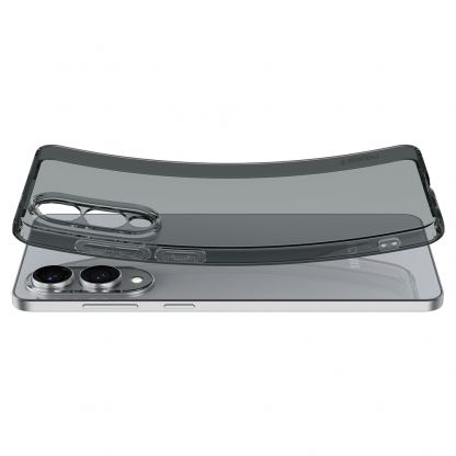 Тънък силиконов (TPU) калъф за Samsung Galaxy S25 Edge  - Spigen Liquid Crystal Case  (черен-прозрачен) 10