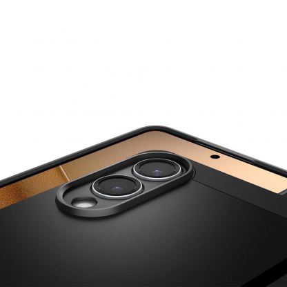 Хибриден кейс с най-висока степен на защита с MagSafe за Samsung Galaxy S25 Edge - Spigen Tough Armor MagSafe Case (черен) 7