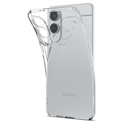 Тънък качествен силиконов (TPU) калъф за Samsung Galaxy S25 Edge (прозрачен)  - Spigen Crystal Flex Case 10