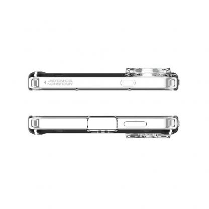 Хибриден кейс с висока степен на защита с MagSafe за Samsung Galaxy S25 Edge - Spigen Ultra Hybrid MagSafe Case (прозрачен-бял) 5
