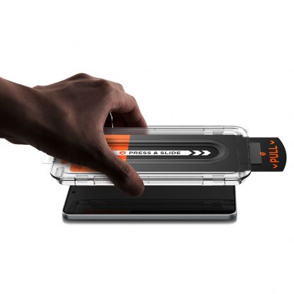 Стъклено защитно покритие за дисплея на Samsung Galaxy S25 Edge - Spigen Glass tR EZ Fit HD Tempered Glass (прозрачен) 6