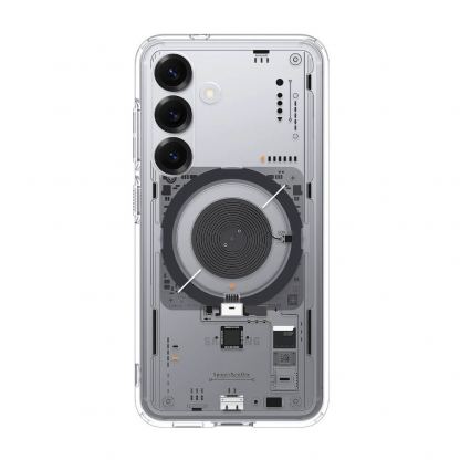 Хибриден кейс с висока степен на защита с MagSafe за Samsung Galaxy S25  - Spigen Ultra Hybrid MagSafe Neo One Case (прозрачен) 2