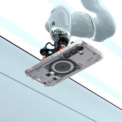 Хибриден кейс с висока степен на защита с MagSafe за Samsung Galaxy S25  - Spigen Ultra Hybrid MagSafe Neo One Case (прозрачен) 11