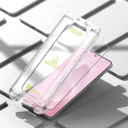 2 броя калени стъклени защитни покрития за дисплея на Samsung Galaxy S25 Edge - Ringke Easy Slide Tempered Glass 2 Pack (прозрачен) 4