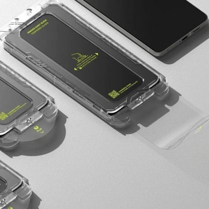 2 броя калени стъклени защитни покрития за дисплея на Samsung Galaxy S25 Edge - Ringke Easy Slide Tempered Glass 2 Pack (прозрачен) 6