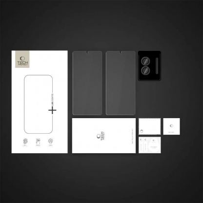 2 броя калени стъклени защитни покрития за дисплея на Samsung Galaxy S25 Edge - Tech-Protect Glass Set Plus Tempered Glass 2.5D 2 Pack (прозрачен) 5