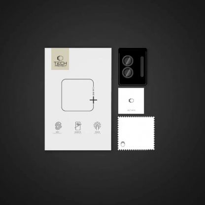 Предпазнo стъклено защитно покритие за камерата на Samsung Galaxy S25 Edge - Tech-Protect Camring Fit Plus Glass (прозрачен) 2