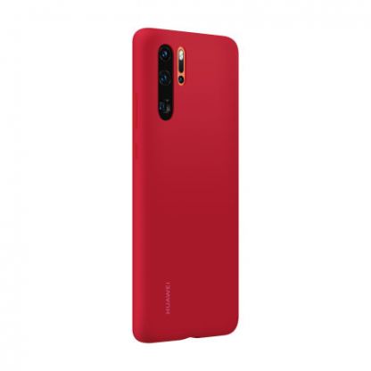 Huawei Silicone Case - оригинален силиконов (TPU) калъф за Huawei P30 Pro (червен) 2
