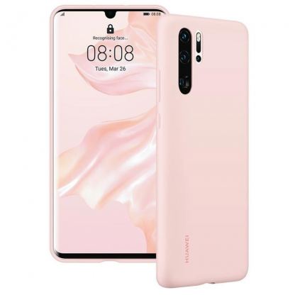 Huawei Silicone Case - оригинален силиконов (TPU) калъф за Huawei P30 Pro (розов) 3