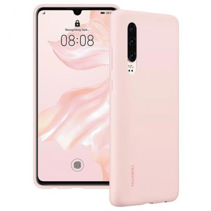 Huawei Silicone Case - оригинален силиконов (TPU) калъф за Huawei P30 (розов) 2